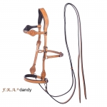 Dandy Side Pull Bitless Bridle And Reins